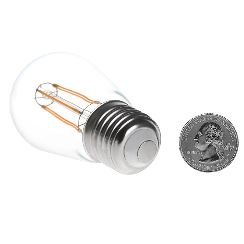 S14 E26/E27 Base 4W LED Vintage Antique Filament Light Bulb, 40W Equivalent, 4-Pack, AC100-130V or 220-240V S14 E26/E27 Base 4W LED Vintage Antique Filament Light Bulb, 40W Equivalent, 4-Pack, AC100-130V or 220-240V